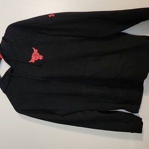 Project Rock Under Armour hoodie, Large,  Black and Red.